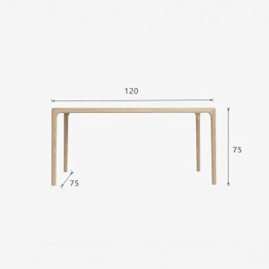 QINGMUTANG | Customized Rectangular Small Household Japanese Solid Wood Tea Table