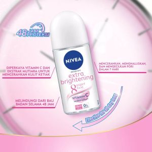NIVEA DEODORANT EXTRA BRIGHTNING 25 ML