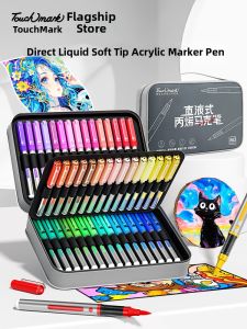 Touch mark | Acrylic Water-Based Markers For Children 120 Colours