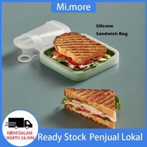 Mi.more Silicone Sandwich Bag Lunch Box Reusable Tempat Roti Kotak Wadah Bekal Bento Container Silikon Wraps