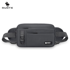 AUOTE กระเป๋าสะพายข้างสำหรับผู้ชายกระเป๋าผ้ากันน้ำ Oxford กระเป๋าคาดเอวน้ำหนักเบากระเป๋ากีฬาสะพายไหล่กระเป๋าลำลองอเนกประสงค์กระเป๋าออกกำลังกายคาดอกแฟชั่นกระเป๋าคาดหน้าอกกระเป๋าเดินทางกระเป๋า