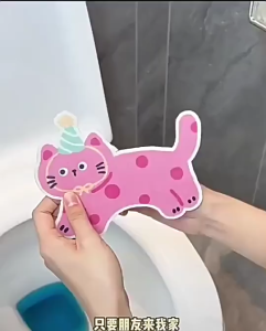 Cartoon Scented Toilet Sticker Air Freshener Aromatherapy Toilet Deodorant Lasting