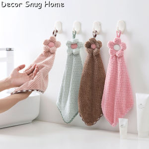 【On Sale】Microfiber Cartoon Hand Towel Kitchen Bathroom Soft Hand Towel