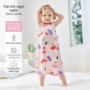 i-baby | Túi Ngủ Vải Gạc Cho Bé Chống Giật Nhiệt Độ Không Đổi Thu Đông