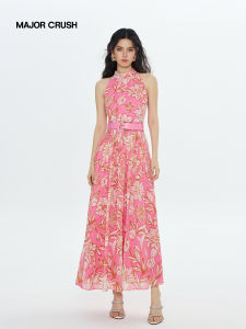 Resort Style Pink and Red Dress