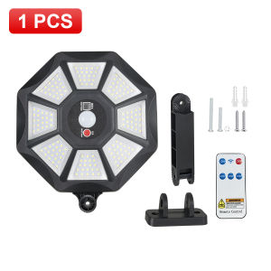 360° Wide Angle Solar Wall Lights Commercial LED Solar Outdoor Lamp Smart Sensing Waterproof for Garage Garden Security Lighting