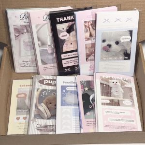 2025 New Korean Style Cat Dog Ballet Sealing Sticker Patch Material Gift Packaging as You Wish Stationery Cultural Supplies