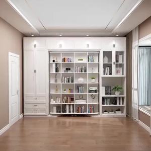 EYE-LUN | Giường Tường Gập Đượcn Quay Được Tiết Kiệm Không Gian có Kệ Sách