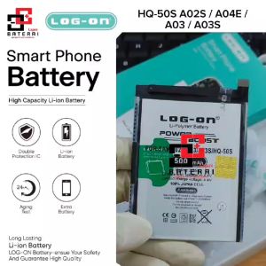 Log On - HQ-50S Baterai Power Boost Original Samsung A02S A027 & A03S A037 - Garansi 1 Tahun