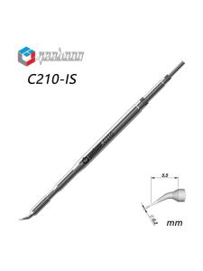 Precision Mobile Phone Repairing Iron Head Bent Sharp Tip Reheating Good Geeboon C210/C115 Welding Soldering Tool
