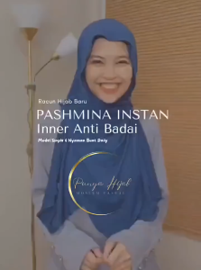 Instant Hijab with Inner | Premium Jersey | Anti Bacterial | Oval Back Design Easy Wear No Pin Hijab