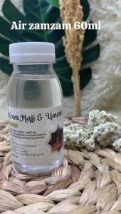 Air Zam zam Kemasan Botol 80ml 100% ORIGINAL Air zamzam Asli Untuk Kesehatan Oleh-oleh Haji Umroh