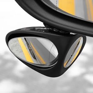 Kaca Spion Blindspot Wide Angle Big Vision Cermin Sudut Cermin 360 Rotasi Adjustable Cembung Spion untuk Safety Parking Kiri Cermin Kanan