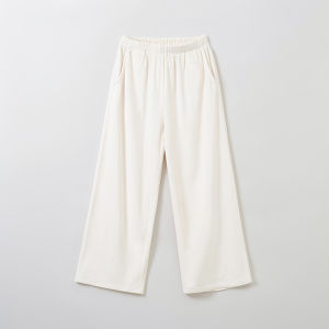 spao | Thermal White Wide-leg Pants