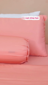 [Quà - Giao Màu Ngẫu Nhiên] Vỏ gối Nằm Lụa Tencel Lyocell Chavina Bedding Size 50x70cm cao cấp màu trơn