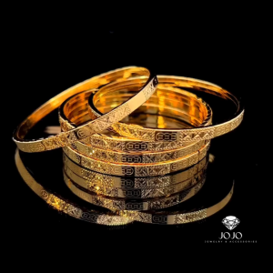 XM1 Vòng ximen bản vuông 4li thiết kế hoa văn tinh tế JOJO Phụ Kiện (ĐVT: 7C)