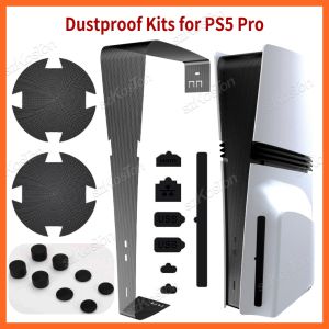 Protective Kit For PS5 Pro Dust Proof Kit 8 in 1 Dust Cover/Dust Plugs for PS5 Pro Digital/Disc Edition PS5 Game Accessories