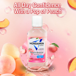 Mondamin Peach Breeze Mouthwash 550mL - Bundles of 2