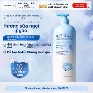 swekp | Gel Tắm Dưỡng Ẩm và Ngăn Ngứa Chứa Niacinamide Hương Thơm