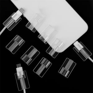 1/5 ชิ้นอุปกรณ์กันลมแบบใสสามารถถูกรองรับกับ iPhone iPad USB เพื่อป้องกันสายเคเบิล ข้อมูล 1/5 ชิ้น