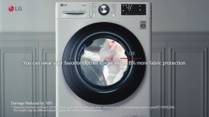LG Inverter Washer Dryer 11kg /7kg with with AI Direct Drive™ Steam+™ FV1411H3BA
