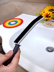 แปรงทำความสะอาด ขนแปรงแข็ง แปรงขัดมุม แบบยาว ขนแปรงไนล่อน ไม่หลุดล่อนง่าย ทำความสะอาดร่อง ขัดคราบสกปรก A055 CH