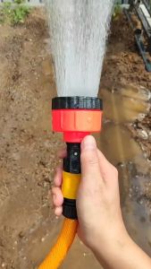 ฝักบัวพับได้พร้อมหัวฉีดหลากหลายขนาด 4 หุน 2000 รู สำหรับการดูแลสวนและต้นไม้