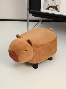 Cute CapyBara Animal Stool Seat Solid wood Stool living room furniture
