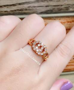 CINCIN XUPING CHOO PERMATA VIRAL KEKINIAN CINCIN WANITA DEWASA TERBARU 2022 ANTI KARAT PERHIASAN TITANIUM ASLI PERHIASAN TITANIUM ASLI ANTI LUNTUR 24 KARAT