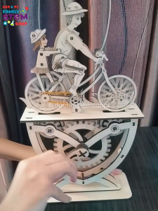 [Mô hình stem] Cha và Con - Khoẳng Khắc Đạp Xe - Cycling Times. Đồ chơi lắp ráp quà tặng khoa học công nghệ stemsanpi