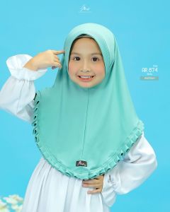 ARRAFI Hijab Instan AR 874 Kids Anak Perempuan Stella Premium Rempel Pet Antem √ Armyna Hijab ||