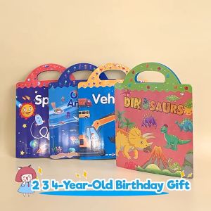 GU Buku Stiker Anak Reusable Sticker DIY Bag Style Book Sticker Puzzle Sticker Activity Book Mainan Edukasi Anak