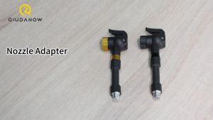 Bộ Chuyển Đổi Van Vòi Bơm Xe Đạp Đa Năng 4 Trong 1 Tương Thích Với Clik/Schrader/Presta/Dunlop Cho Máy Bơm Không Khí