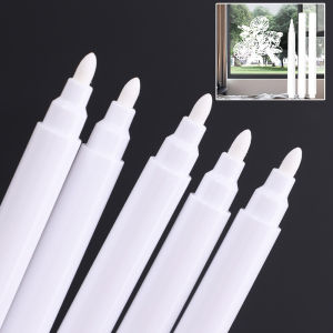 5Pcs Erasable White Marker Liquid Chalk Pen for Glass Window Chalkboard Acrylic Board Marker Pen