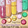 [Isi1000] Cake Case 9.5 GLASSINE HITAM & WARNA WARNI / Kertas Alas Pie Hitam Biru Hijau Kuning Pink Merah Muda Orange 9,5 / Kertas Cup Cake Glassine Hitam 9.5" / Cupcake Case Glassine Hitam 95 mm / Kertas Alas Anti Minyak 9.5. 