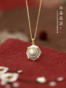 Elegant Fashion Natural Freshwater Pearl Necklace for Women Luxury Pure Silver Clavicle Chain High-End Versatile Accessory