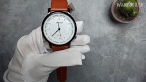 Jam Tangan Pria Modis Tipis Berkualitas Tinggi Mewah Tahan Air Strap Tali Kulit Bisnis Kasual 836P
