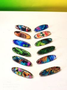 [12 pcs] Bros dagu panjang mewah Daun elzamrud terbaru pin hijab kekinian