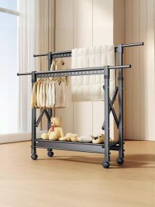 MICOE | Multipurpose Elevating Floor Standing Clothes Rack