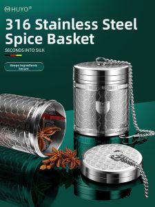HUYO | Stainless Steel Spice Infuser Dense Net Filter Cage