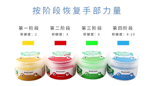 Therapy Putty 50g Finger Exercise Clay Occupational Therapy Hand Grip Strength Fine Motor Sensory Training 4/6PCS