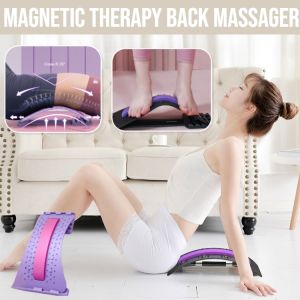 Magnetic Therapy Back Massager Back Stretcher Relaxation Spine Pain Stretcher Equipment