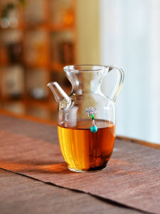 Heat Resistant Glass Tea Pot Chinese Style Sòng Fēng Home Creative Green Tea Pot Small Qingkan Special for Many People to Drink Tea