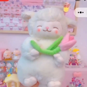 Tulip Little Wool Plush Toy Cute Lamb Doll Gift for Girlfriend Birthday Gift