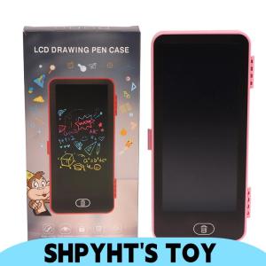 LCD Writing Tablet Drawing Board Stationery Box Graffiti Sketchpad Mgaic Erasable Handwriting Pad Pencil Case Toy Kids Gifts