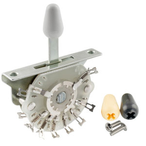 Musiclily Pro Pickup สวิตช์โยกใบมีดสำหรับกีต้าร์ไฟฟ้าสไตล์แผ่นตัวยึด