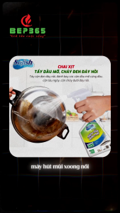 Chai Xịt Tẩy Rửa Xoong Nồi Sofish – Đánh Bay Vết Bẩn Khó Tẩy – Sạch Nhanh – Tiết Kiệm Thời Gian - Hạn Sử Dụng 3 Năm - BST