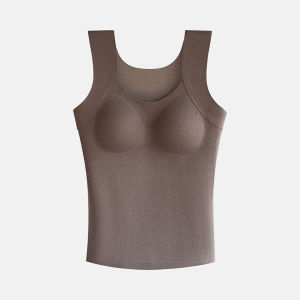 THREEGUN | Warm Womens Underwear with Padded Cups and Cashmere Silk 100% Natural Camellia Oil Soft Touch
