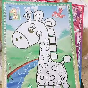 5Pcs Diy Water Color Pictures Handmade Painting Graffiti Educational Toys For Girls Gift Lootbag Filler Paninda