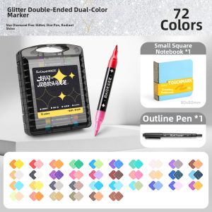 Touch mark | Flash Sparkle Children Washable Art Marker Pen